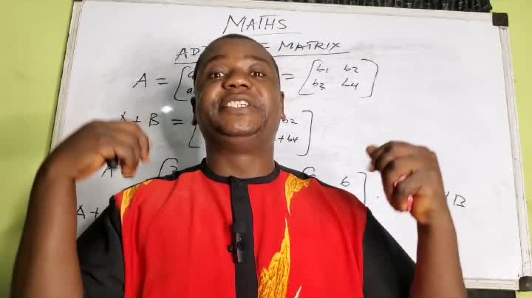 Simultaneous equation with matrix